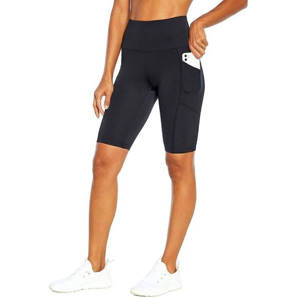 Bally Total Fitness Women'S Fiona Pocket Tummy Control Bermuda Short Size S